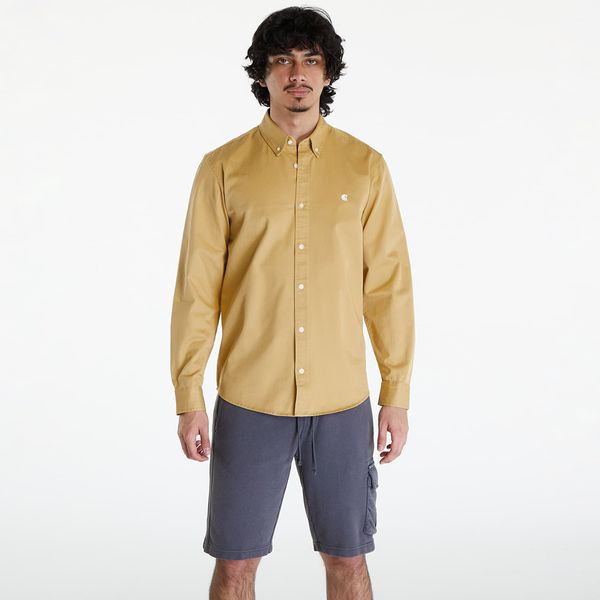 Carhartt WIP Carhartt WIP Long Sleeve Madison Shirt UNISEX Bourbon/ White