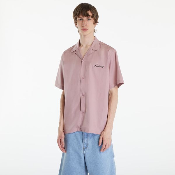 Carhartt WIP Carhartt WIP Short Sleeve Delray Shirt UNISEX Glassy Pink/ Black