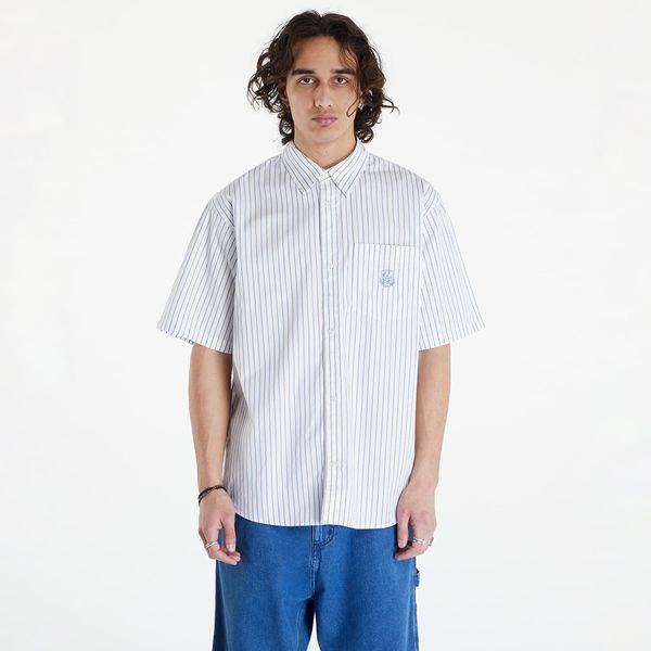 Carhartt WIP Carhartt WIP S/S Linus Shirt UNISEX Linus Stripe/ Bleach/ White