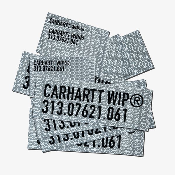 Carhartt WIP Carhartt WIP Tour Sticker Bag (10-Pack) Reflective Grey