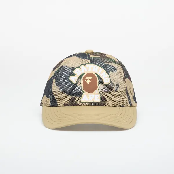 A BATHING APE Čepica A BATHING APE 1st Camo College Patched Mesh Cap Yellow UNISEX Universal