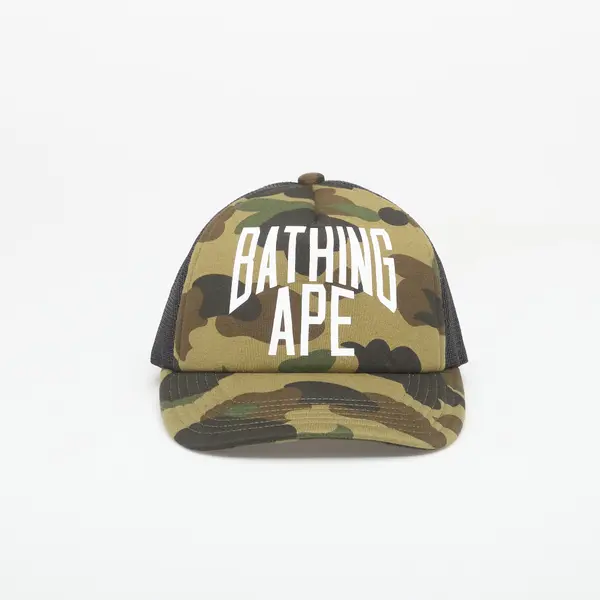 A BATHING APE Čepica A BATHING APE 1st Camo Nyc Logo Mesh Cap Green UNISEX Universal