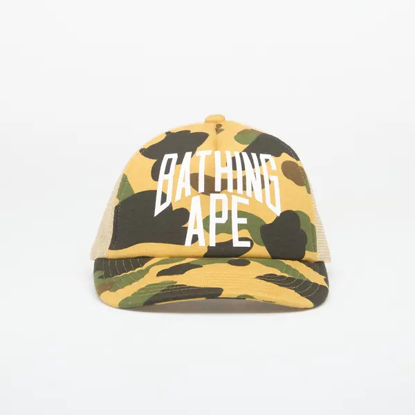 A BATHING APE Čepica A BATHING APE 1st Camo Nyc Logo Mesh Cap Yellow UNISEX Universal