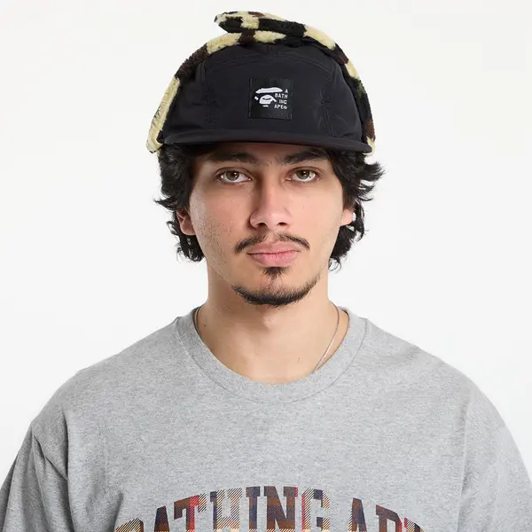 A BATHING APE Čepica A BATHING APE 1St Camo Puffy Flight Cap Black M