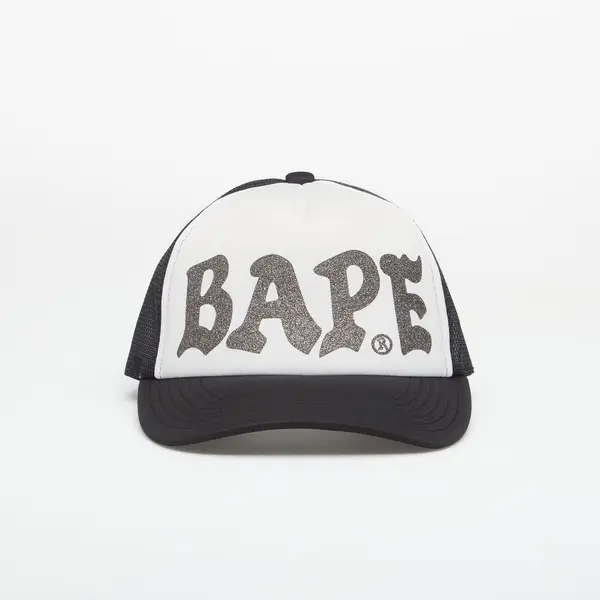 A BATHING APE Čepica A BATHING APE Bape Glitter Print Mesh Cap Black Universal