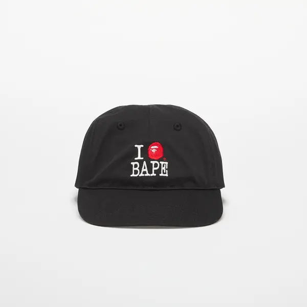 A BATHING APE Čepica A BATHING APE Logo Cotton Twill Cap Black Universal