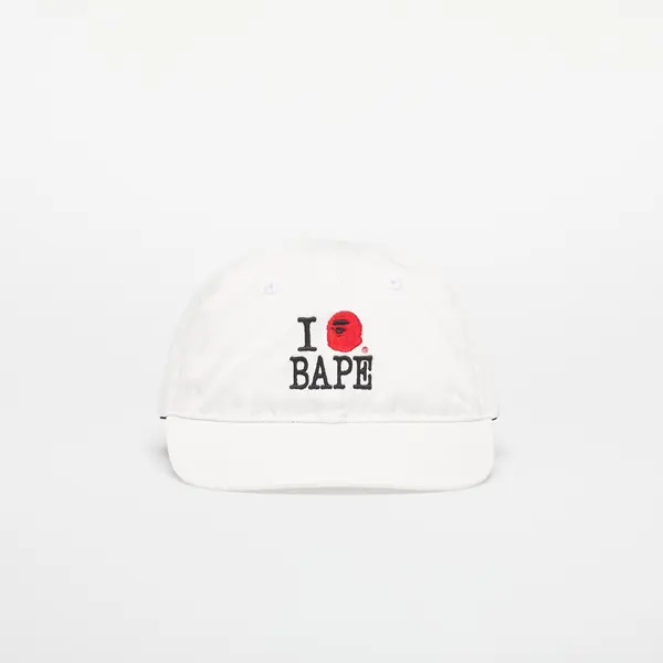 A BATHING APE Čepica A BATHING APE Logo Cotton Twill Cap White Universal