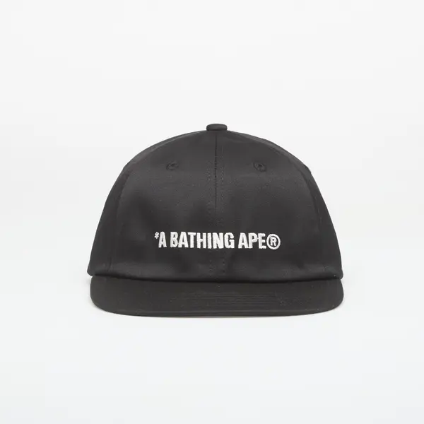 A BATHING APE Čepica A BATHING APE Logo Panel Cap Black UNISEX Universal