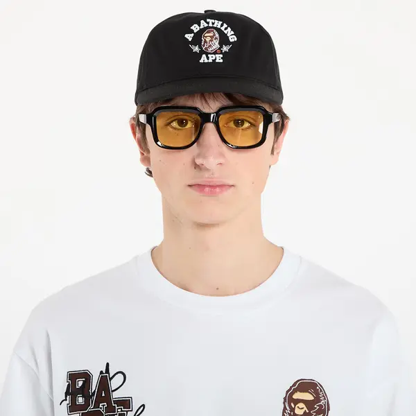 A BATHING APE Čepica BAPE® x FOOTSHOP - Scribble Ape Cap Black Universal