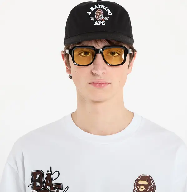 A BATHING APE Čepica BAPE® x FOOTSHOP - Scribble Ape Cap Black Universal