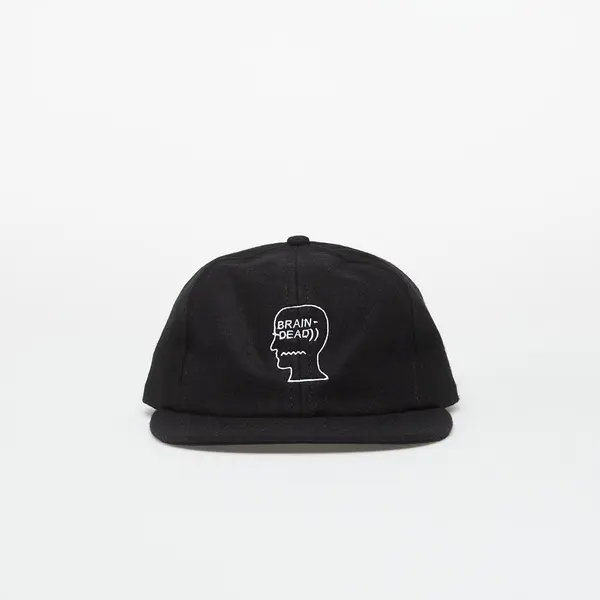 Brain Dead Čepica Brain Dead Flannel Classic Logohead 6 Panel Hat Black Universal