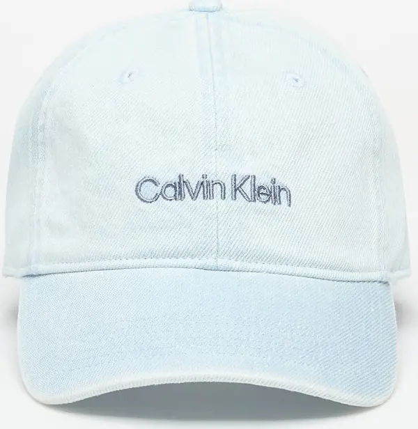 Calvin Klein Čepica Calvin Klein Jeans Logo Embroidery Cap Light Wash Denim Universal
