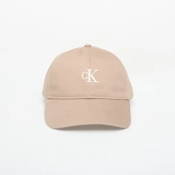 Calvin Klein Čepica Calvin Klein Monogram Embroidery Baseball Cap Desert Taupe/ Contrast Logo Universal