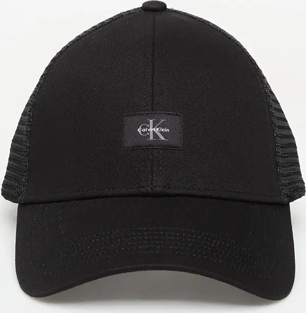 Calvin Klein Čepica Calvin Klein Monologo Woven Patch Trucker Black Universal