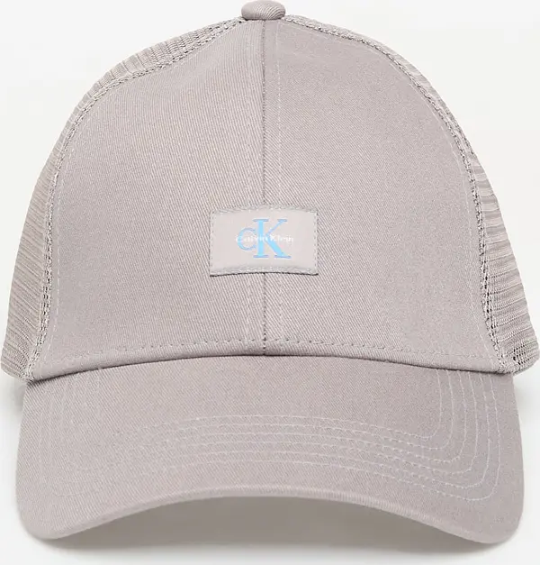 Calvin Klein Čepica Calvin Klein Monologo Woven Patch Trucker Cloudburst Universal
