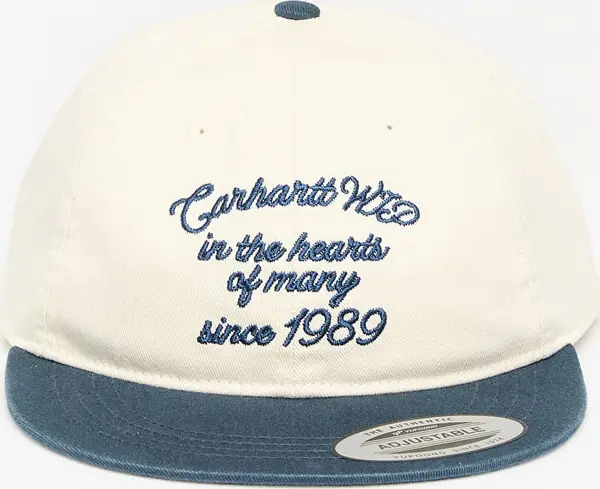 Carhartt WIP Čepica Carhartt WIP Alston Cap Natural/ Deep Lagoon Universal