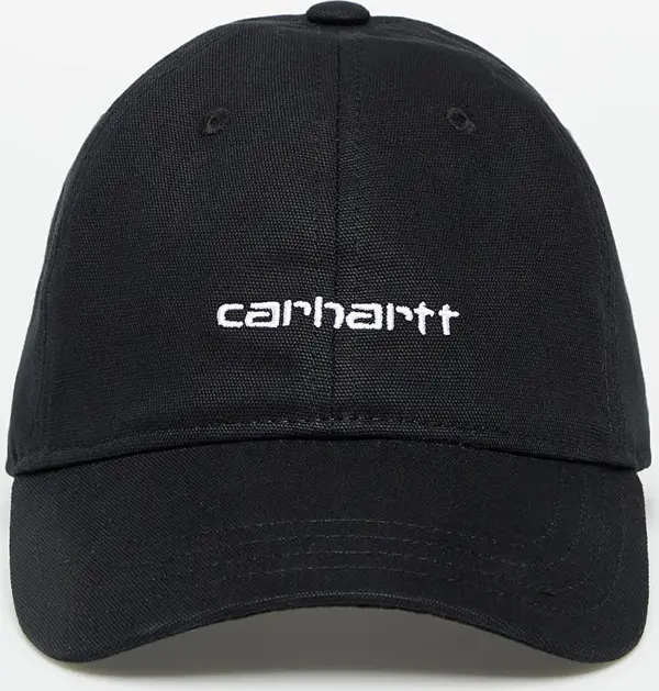 Carhartt WIP Čepica Carhartt WIP Canvas Script Cap Black/ White Universal