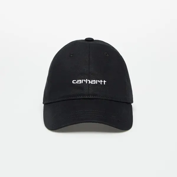 Carhartt WIP Čepica Carhartt WIP Canvas Script Cap Black/ White Universal