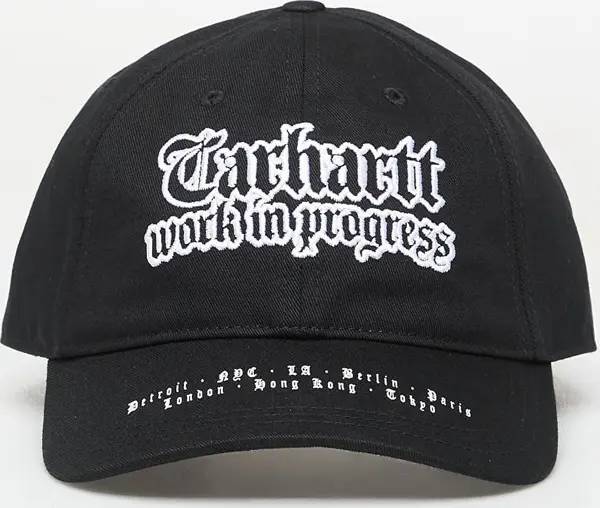 Carhartt WIP Čepica Carhartt WIP World Tour Cap Black/ White Universal