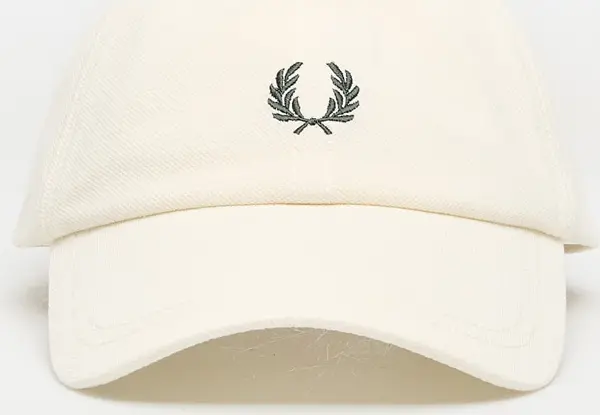 FRED PERRY Čepica FRED PERRY Pique Classic Cap Ecru/ Grassroots Universal