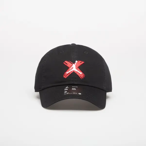 Jordan Čepica Jordan Club Unstructured Curved-Bill Hat Black/ White S/M