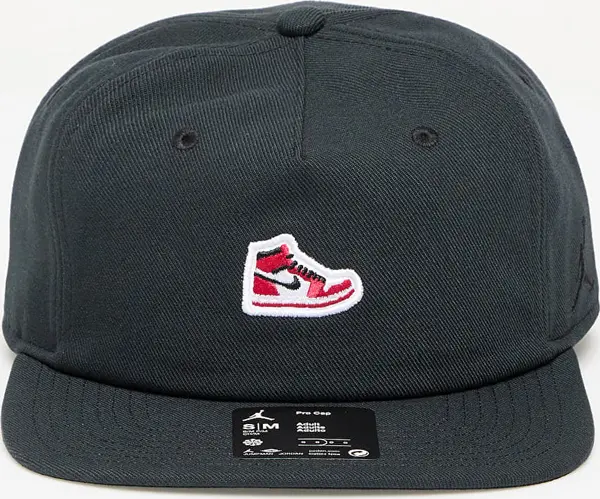 Jordan Čepica Jordan Pro Structured Cap Black M/L