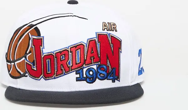 Jordan Čepica Jordan U Cap FB SSNL White/ Anthracite/ Black S/M