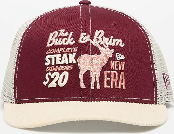 New Era Čepica New Era 9FIFTY Trucker Cord Cap Frosted Burgundy/ Stn M/L
