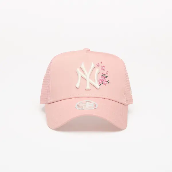 New Era Čepica New Era 9FORTY AF Trucker Floral New York Yankees Pink Rouge/ Chrome White Universal
