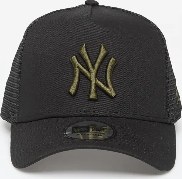 New Era Čepica New Era 9FORTY Af Trucker MLB League Essential Trucker New York Yankees Black/ Rifle Green Universal
