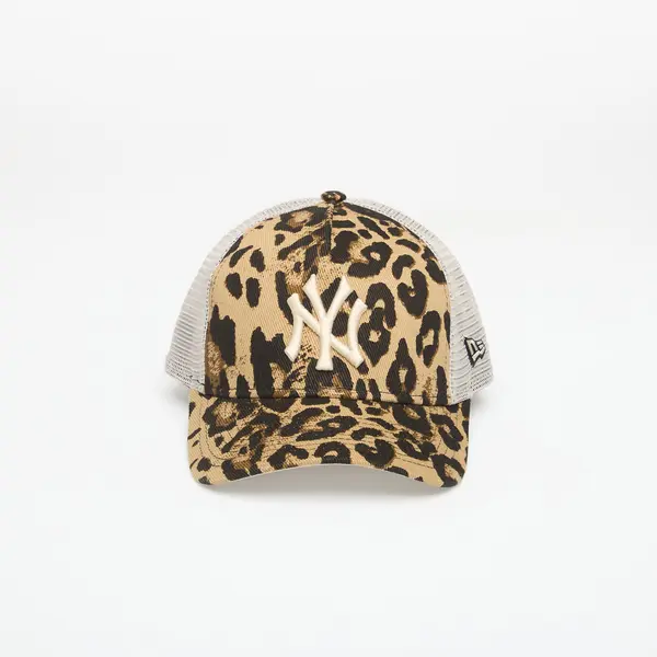 New Era Čepica New Era 9FORTY MC AF Trucker Leopard New York Yankees NFL Brown Suede Universal
