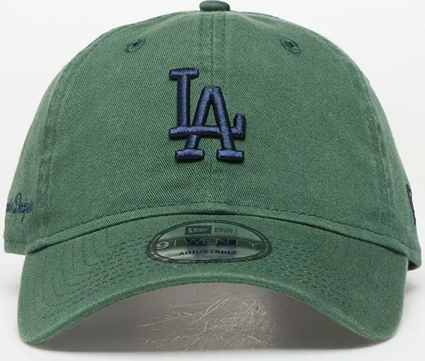 New Era Čepica New Era 9TWENTY Los Angeles Dodgers MLB Washed Script Cilantro Green/ Navy Universal