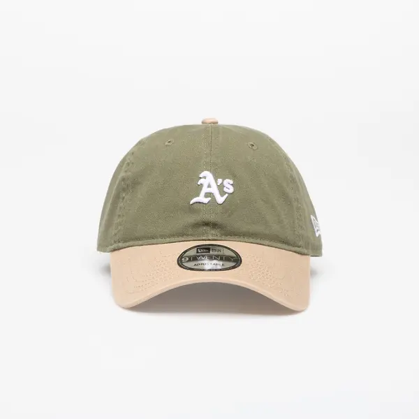 New Era Čepica New Era 9TWENTY Mini Washed Contrast Oakland Athletics New Olive/ Camel Universal