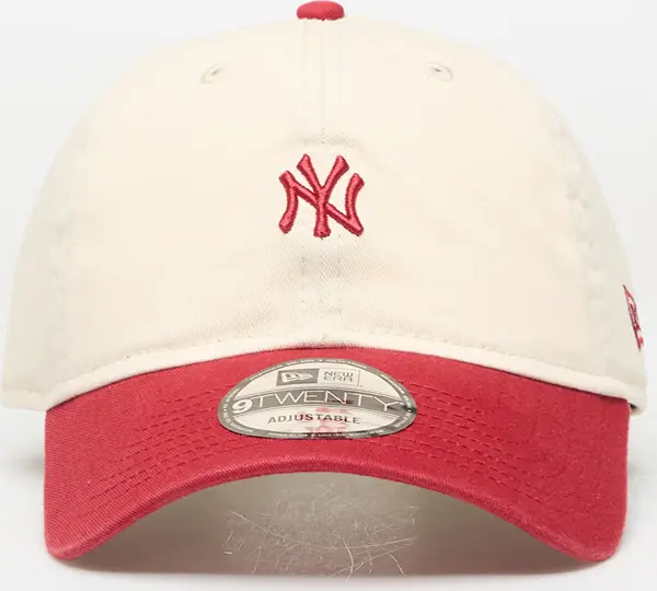 New Era Čepica New Era 9TWENTY New York Yankees MLB Mini Logo Light Cream/ Pinot Red Universal