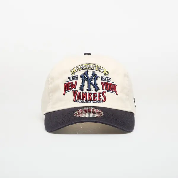 New Era Čepica New Era 9TWENTY New York Yankees MLB Washed Graphic Light Cream/ Navy Universal