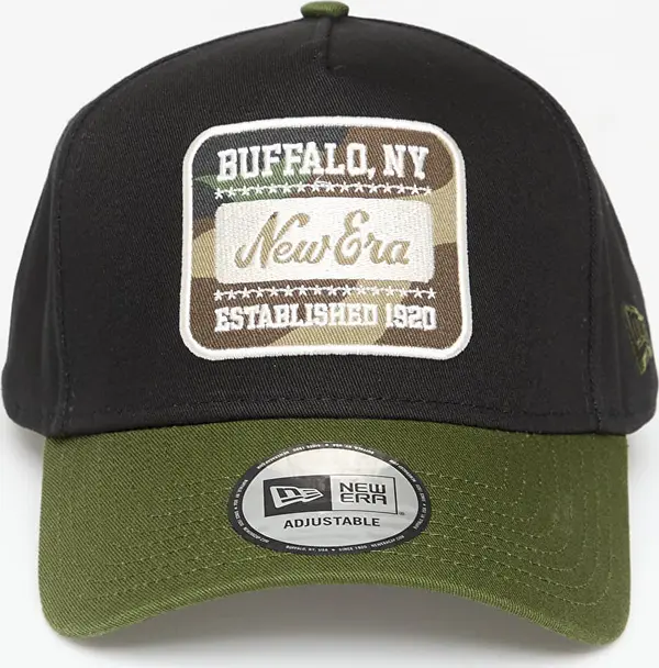 New Era Čepica New Era Camo Patch Black 9FORTY E-Frame Adjustable Cap Black/ Rifle Green Universal