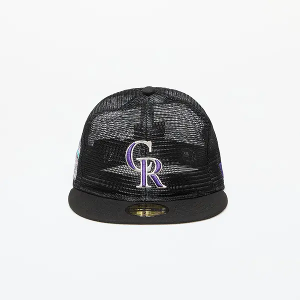 New Era Čepica New Era Colorado Rockies Mesh Patch 59FIFTY Fitted Cap Black 7 1/4