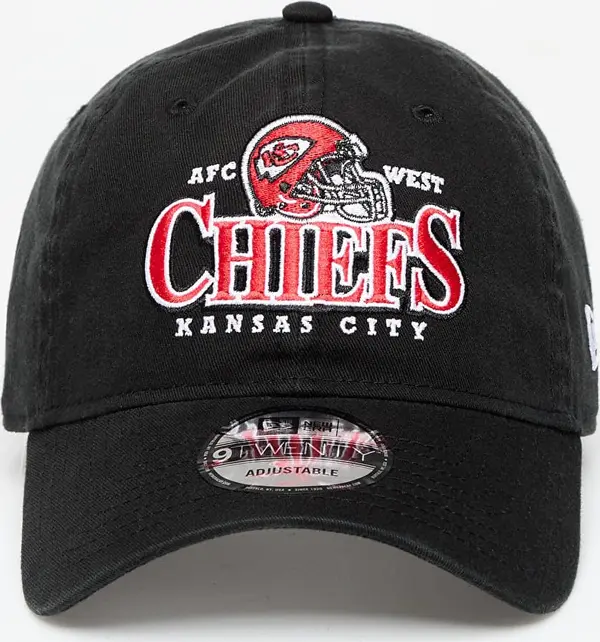 New Era Čepica New Era Kansas City Chiefs Helmet 9TWENTY Adjustable Cap Black Universal