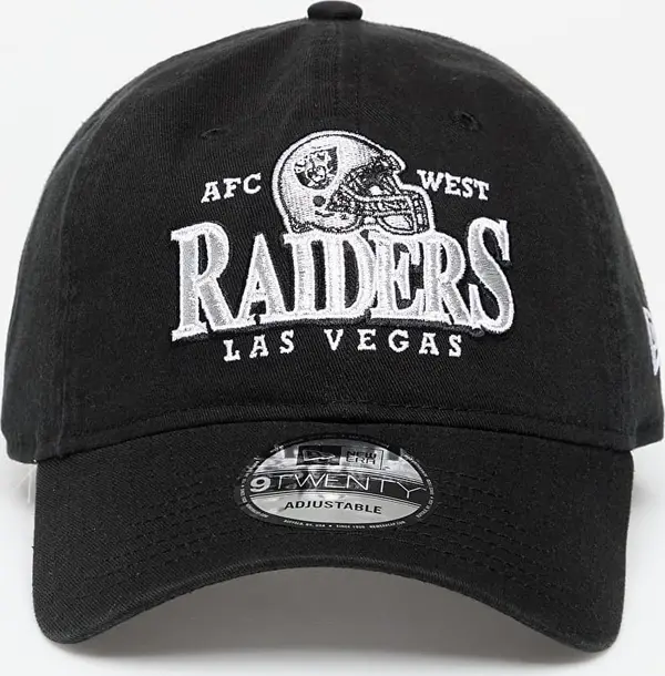 New Era Čepica New Era Las Vegas Raiders Helmet 9TWENTY Adjustable Cap Black Universal
