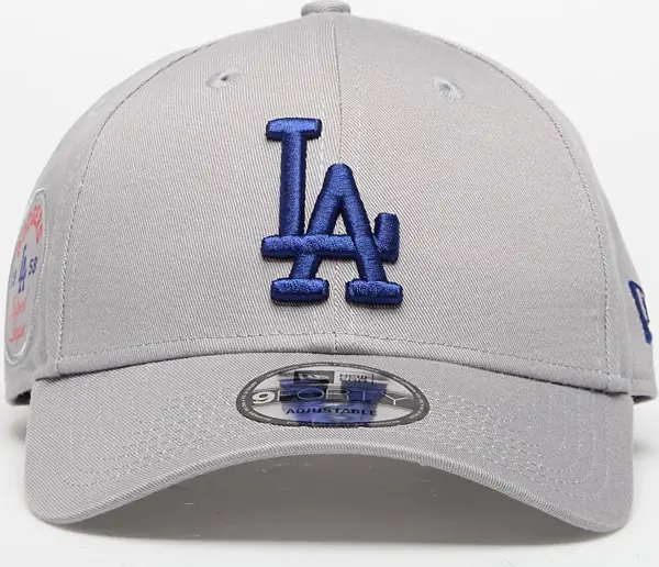 New Era Čepica New Era Los Angeles Dodgers 9FORTY Side Patch Adjustable Cap Gray Universal