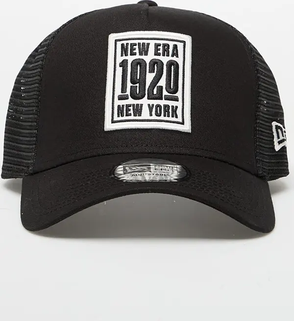 New Era Čepica New Era New York 9FORTY Aframe Essential Patch Trucker Cap Black Universal