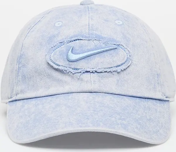 Nike Čepica Nike Club Unstructured Denim Patch Cap Work Blue/ Work Blue S/M