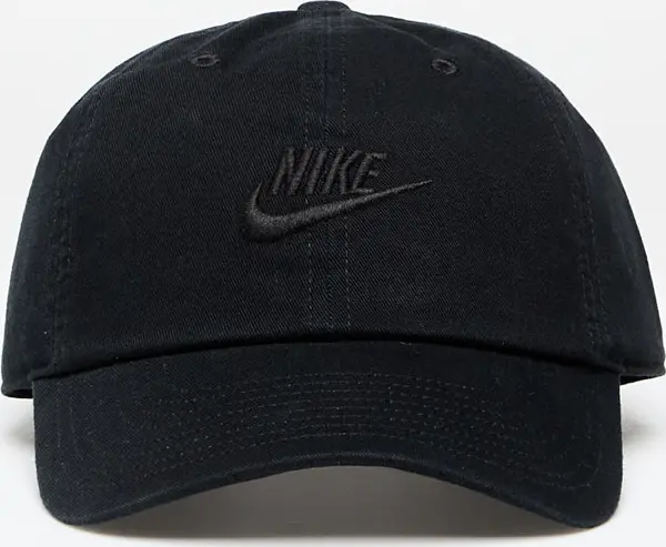 Nike Čepica Nike Club Unstructured Futura Wash Cap Black/ Black Universal