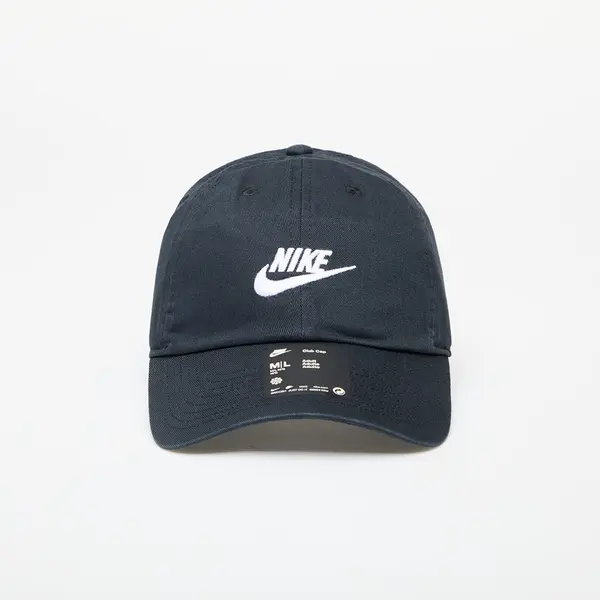 Nike Čepica Nike Club Unstructured Futura Wash Cap Black/ White L/XL