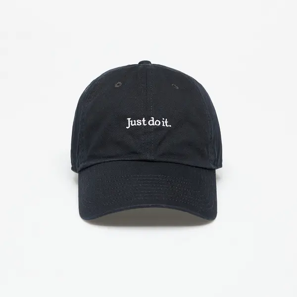 Nike Čepica Nike Club Unstructured Just Do It Cap Black/ White M/L