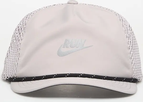 Nike Čepica Nike Pro Dri-FIT Unstructured Swoosh Run Cap College Grey/ Anthracite/ Reflective Silv M/L