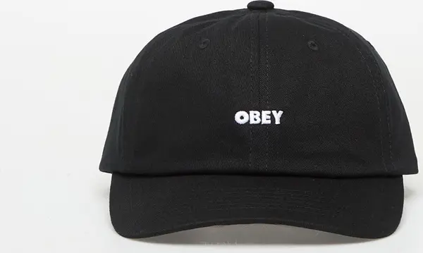 OBEY Clothing Čepica OBEY Bold Curve 6 Panel Strabk Black Universal
