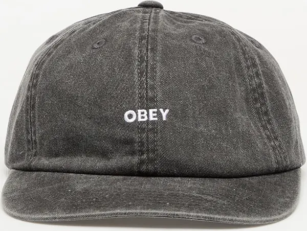 OBEY Clothing Čepica OBEY Pigment Bold 6 Panel Strapback Pigment Black Universal