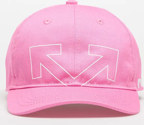 OFF-WHITE KIDS Čepica OFF-WHITE KIDS Type Logo Baseball Fuchsia/ White II
