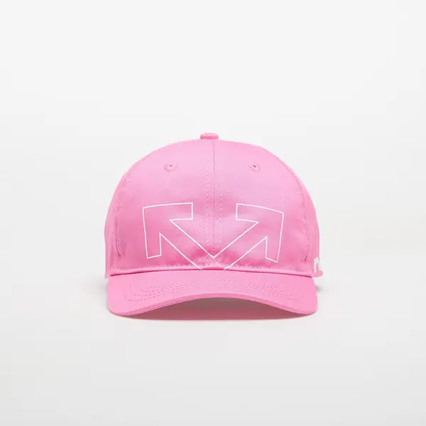 OFF-WHITE KIDS Čepica OFF-WHITE KIDS Type Logo Baseball Fuchsia/ White II